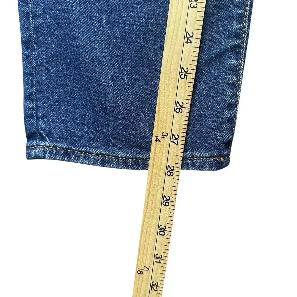 Gloria Vanderbilt Womens 6 Boyfriend Jeans Blue Medium Wash Denim EUC